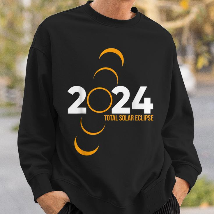 Eclipse 2024 Total Solar Eclipse Astronomy Moon Sun Sweatshirt Gifts for Him