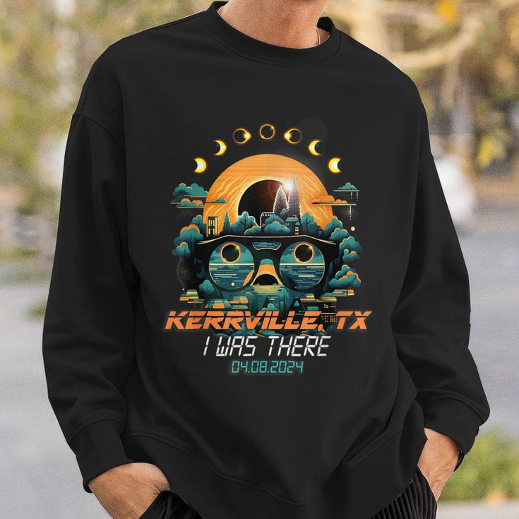 Eclipse Phases Total Solar Eclipse Kerrville Texas Tx Sweatshirt Gifts for Him