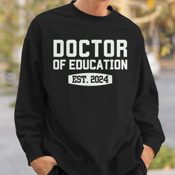 Edd Doctor Of Education Est 2024 Graduation Class Of 2024 Sweatshirt Gifts for Him