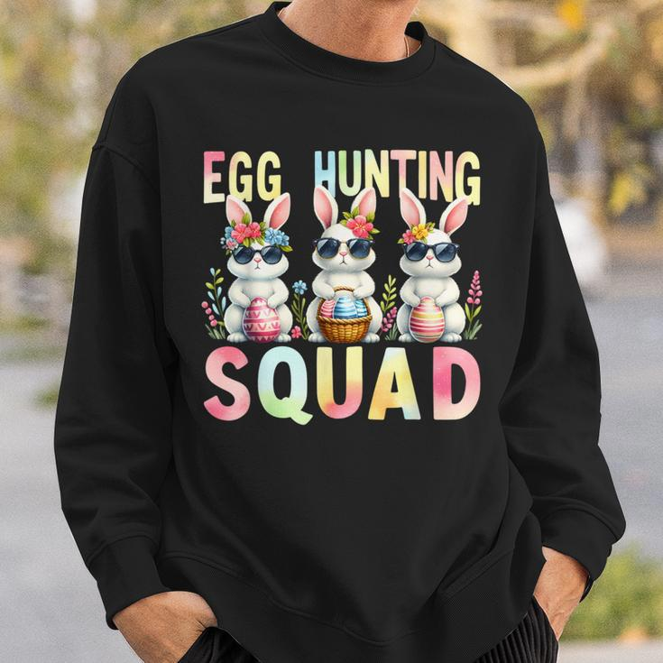 Egg Hunting Squad Easter Day Bunny Egg Hunt Happy Easter Sweatshirt Gifts for Him
