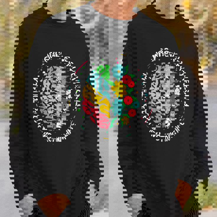 Embrace Neurodiversity Brain Autism Awareness Adhd Autistic Sweatshirt Gifts for Him