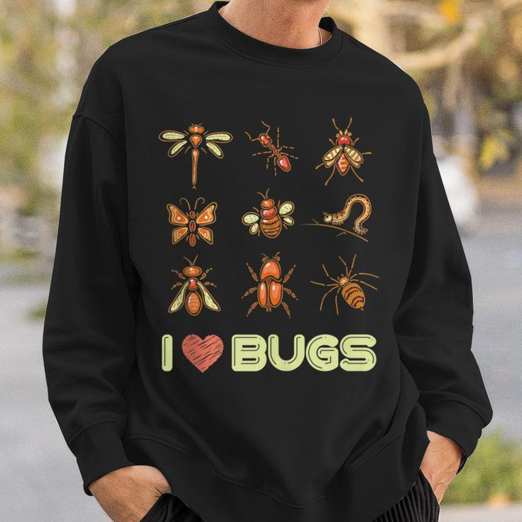 Entomologist Entomology Insects I Love Bugs Sweatshirt Gifts for Him