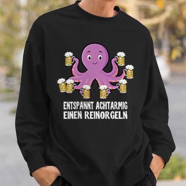 Entspannt Achtarmig Einen Reinorgeln Pocket Bier Party Sweatshirt Geschenke für Ihn