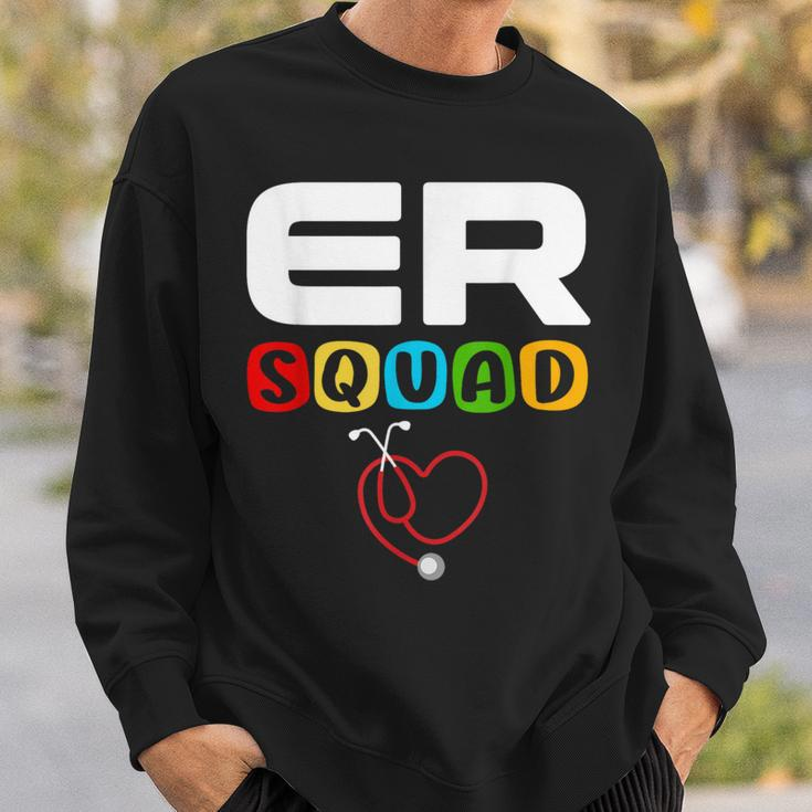 Er Squad Emergency Room Er Nurse Sweatshirt Gifts for Him