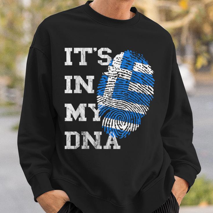 Es Ist In My Dna Greek Genetics Greek Roots Sweatshirt Geschenke für Ihn