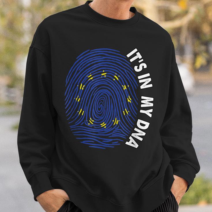 European Union It's In My Dna Pride European Union Flag Eu Sweatshirt Gifts for Him