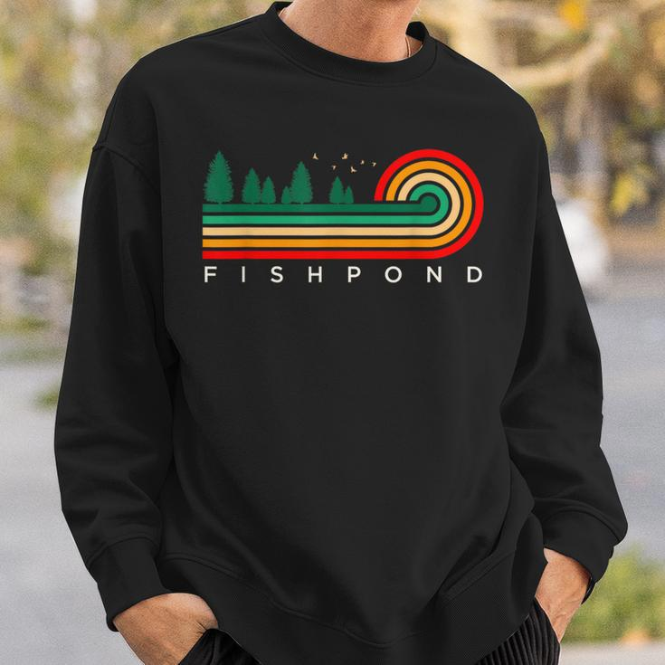 Evergreen Vintage Stripes Fishpond Alabama Sweatshirt Gifts for Him
