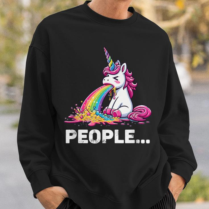 Eww People Cute Unicorn Sweatshirt Gifts for Him