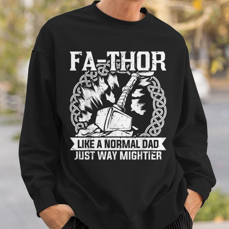 Fa-Thor Fathers Day Fathers Day Dad Father Sweatshirt Gifts for Him