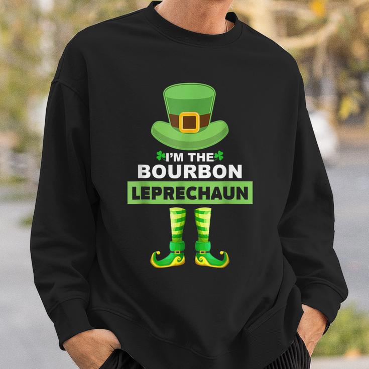Family Matching I'm The Bourbon Leprechaun St Patrick's Day Sweatshirt Gifts for Him