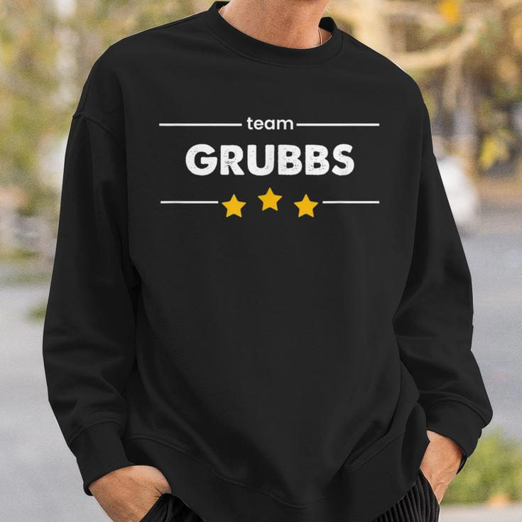 Family Name Surname Or First Name Team Grubbs Sweatshirt Gifts for Him