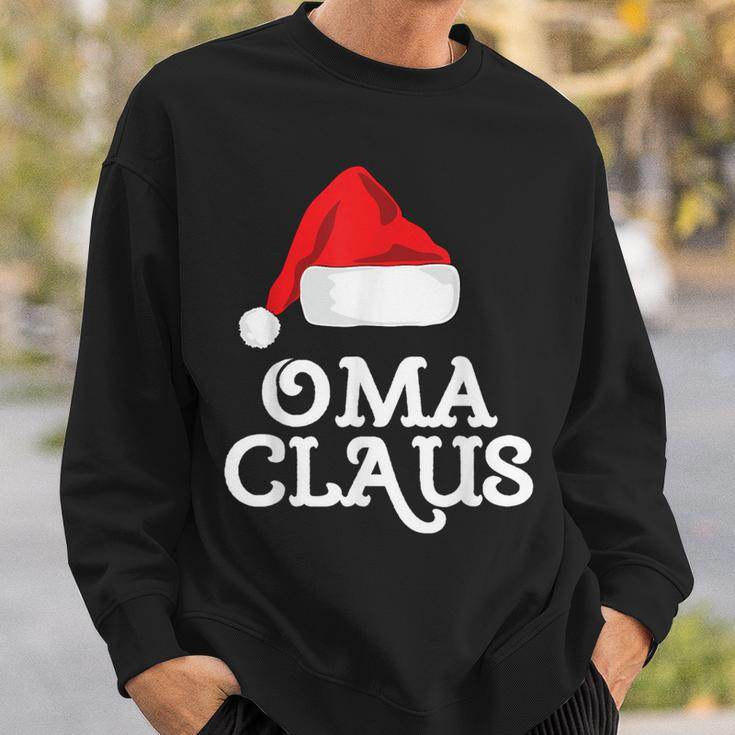 Family Oma Claus Christmas Santa's Hat Pajama Matching Sweatshirt Gifts for Him