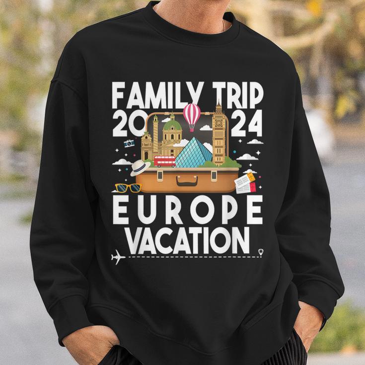 Family Trip 2024 Europe Vacation Summer Traveling Holiday Sweatshirt Gifts for Him