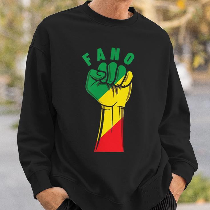 Fano Fist With The Ethiopian Flag Sweatshirt Gifts for Him