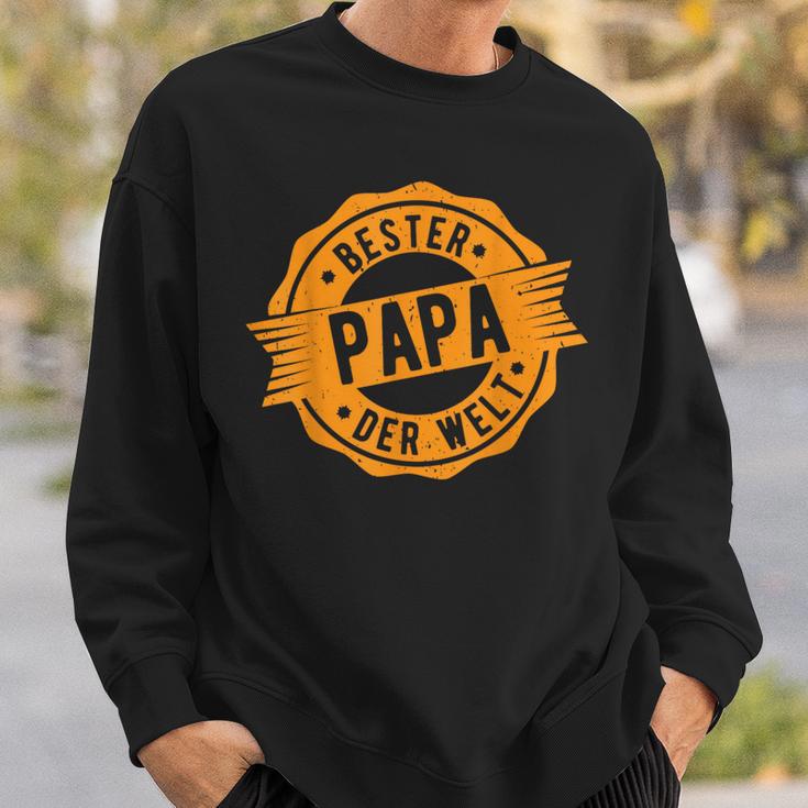 Father's Day Retro Bester Papa Der Welt Sweatshirt Geschenke für Ihn