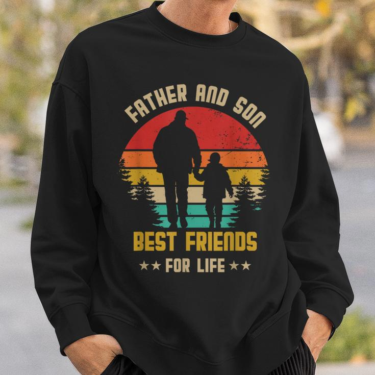 Fathers Day Son Holding Dad Hand Father And Son Matching Sweatshirt Gifts for Him