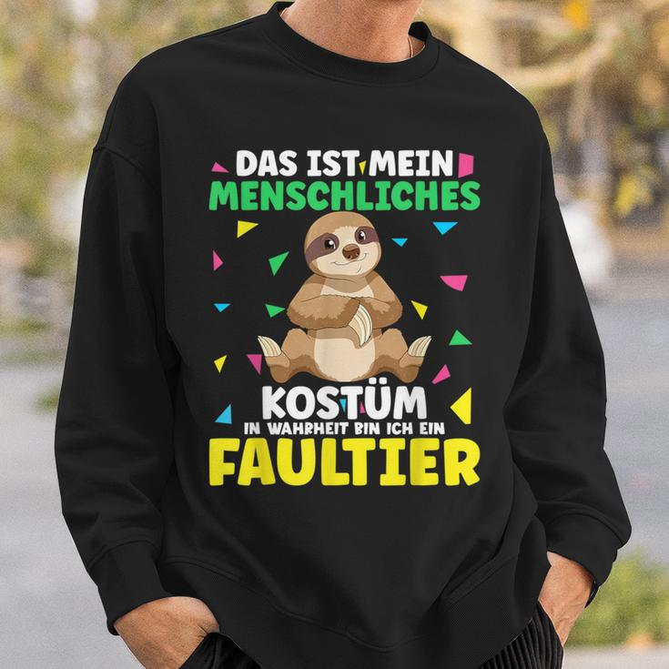 Faultier Outfit Für Faultier Liebhaber Für Kinder Fasching Sweatshirt Geschenke für Ihn