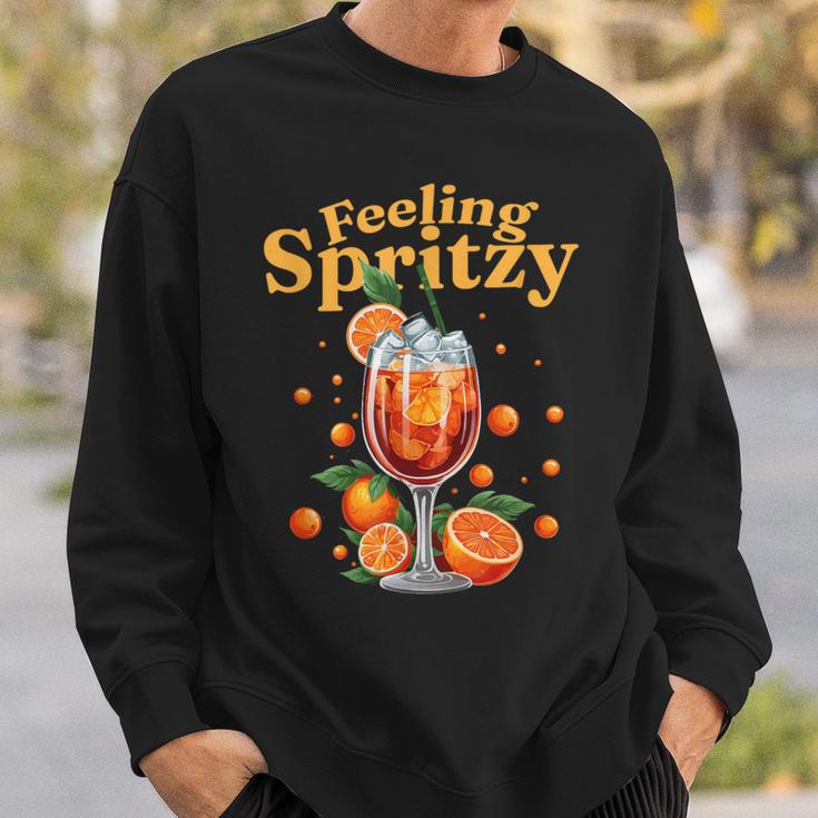 Feeling Spritzy Prost Auf Den Spritzigen Genuss Sweatshirt Geschenke für Ihn