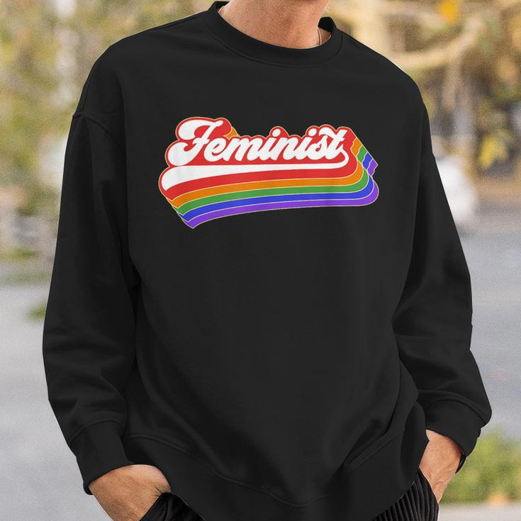 Feminist Vintage Feminism Retro Vintage Sweatshirt Geschenke für Ihn