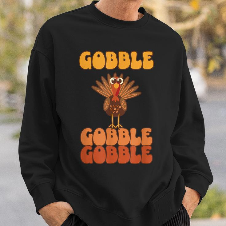 Festliche Feier Zum Erntedankfeston Gobble Gobble Turkey Sweatshirt Geschenke für Ihn