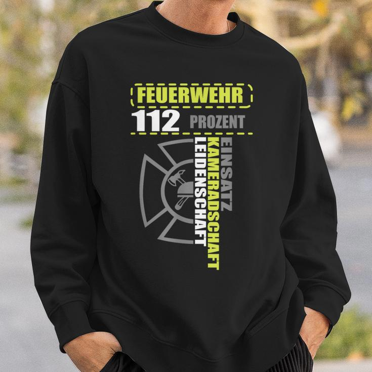 Feuerwehr Fire Brigade Motif 112 Insert Sweatshirt Geschenke für Ihn