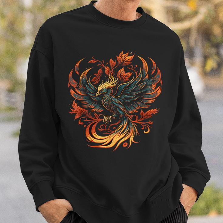 Fire Phoenix Bird Reborn Firebird Phoenix Phoenix Sweatshirt Gifts for Him