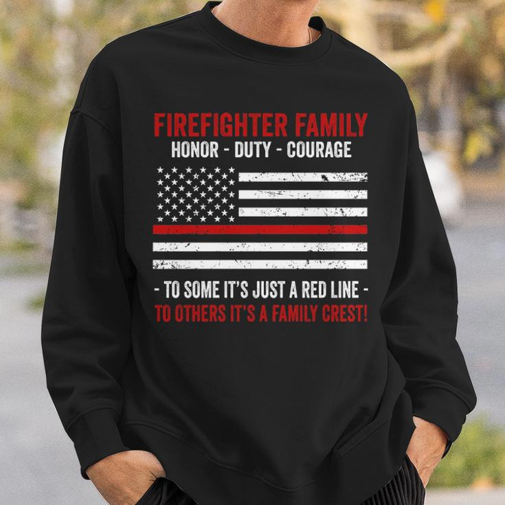 Firefighter Family Sweatshirt Gifts for Him