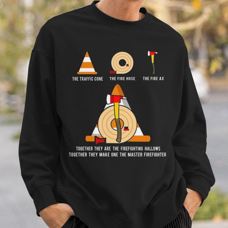Firefighter Hallows Sweatshirt Gifts for Him