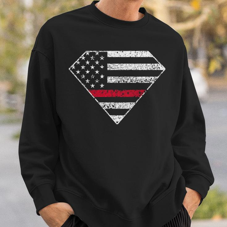 Firefighter Hero Sweatshirt Gifts for Him