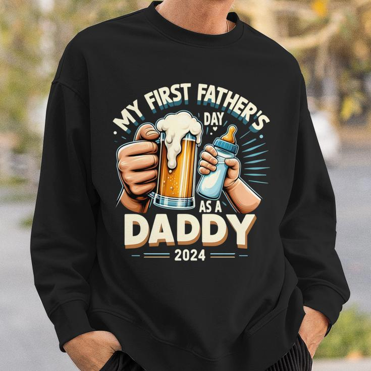 My First Father's Day As A Daddy Black Dad Black Father Sweatshirt Gifts for Him
