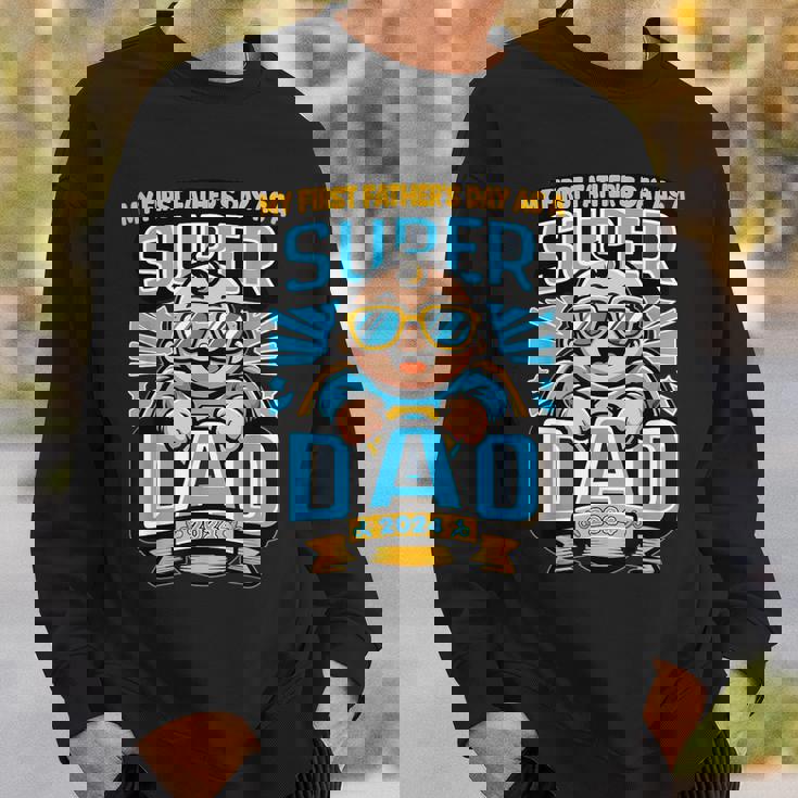 My First Father's Day As A Super Dad Father's Day 2024 Sweatshirt Gifts for Him