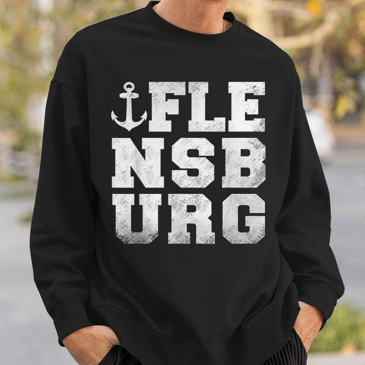 Flensburger Förde Flensburg Anchor Sweatshirt Geschenke für Ihn