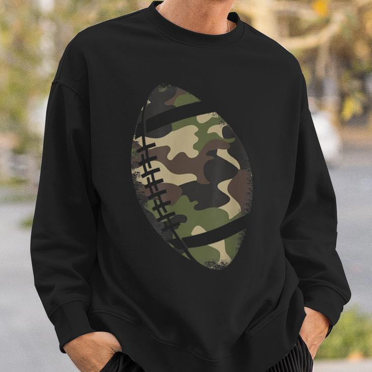 Football Camouflage College Team Coach Camo Sweatshirt Gifts for Him