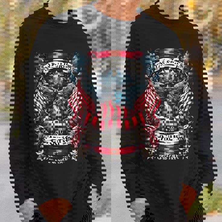 Forever Grateful Veteran Patriotic Military Memorial Day Men Sweatshirt Gifts for Him