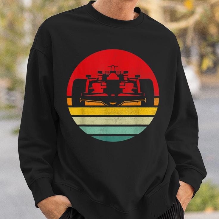 Formula Racing Retro 70S Vintage Silhouette Car Racing Fan Sweatshirt Gifts for Him