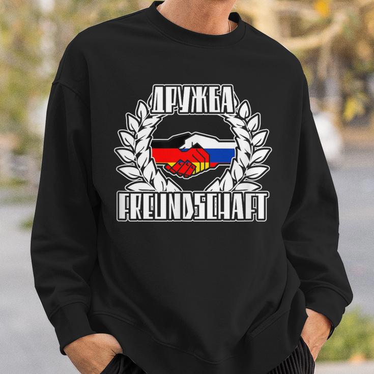 Freundschaft Deutschland Und Russland Sweatshirt Geschenke für Ihn