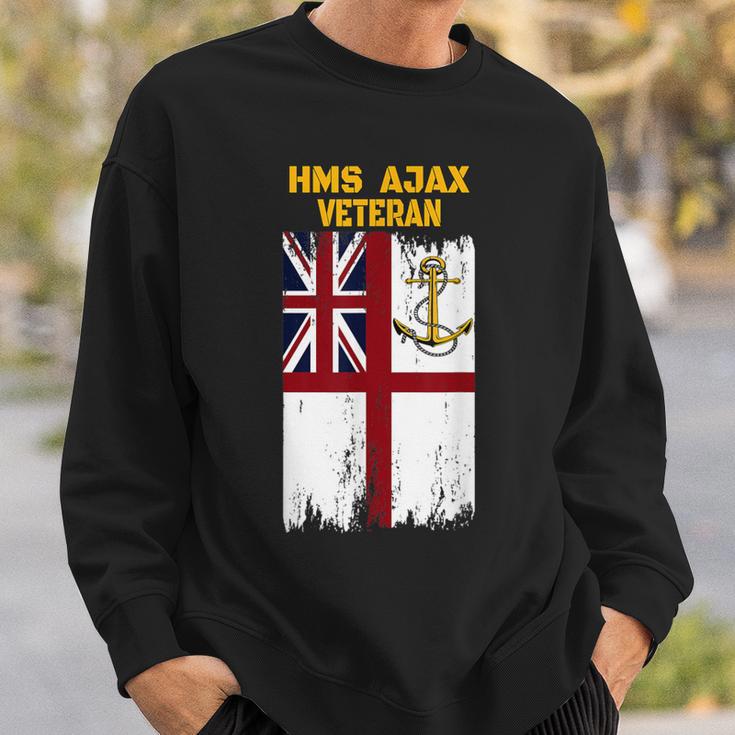 Frigate Hms Ajax F114 Warship Veterans Day Father Grandpa Sweatshirt Gifts for Him