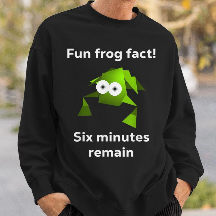 Fun Frog Fact Six Minutes Remain Cursed Frog Sweatshirt Gifts for Him