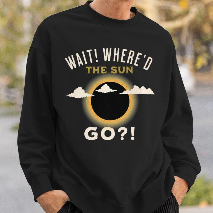 2024 Total Solar Eclipse Moon & Sun Sweatshirt Gifts for Him
