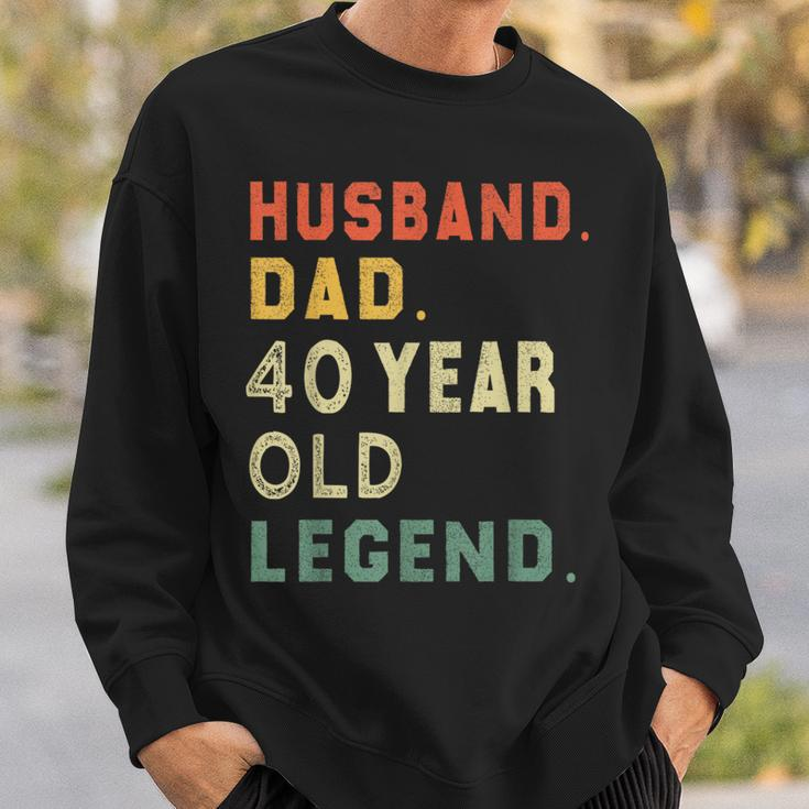 40Th Birthday Outfit For Present Vintage Dad 1980 Sweatshirt Gifts for Him