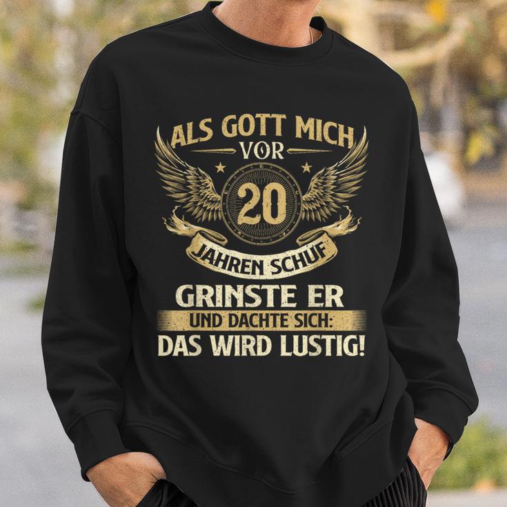 Als Gott Michor 20 Jahre Schuf Birthday Sweatshirt Geschenke für Ihn