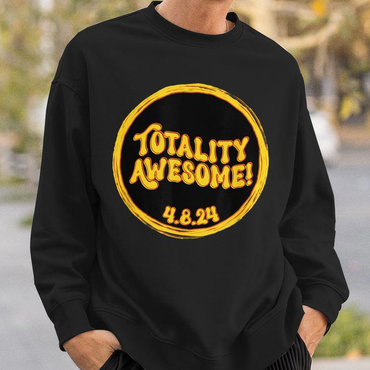 April 2024 Solar Eclipse Totality Awesome Sweatshirt Gifts for Him