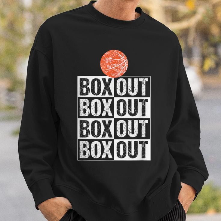 Basketball Coach Box Out Saying Sweatshirt Gifts for Him