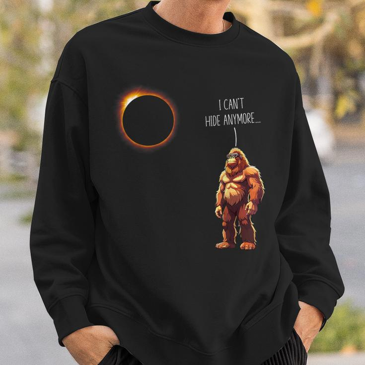 Bigfoot Solar Eclipse Quote April 8Th 2024 Boys Sweatshirt Gifts for Him