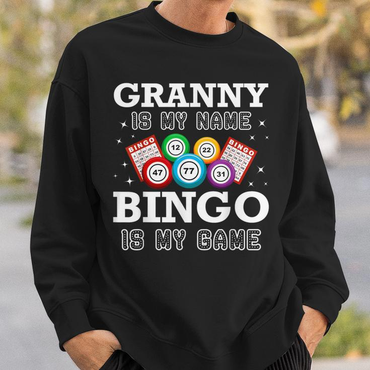 Bingo Granny Is My Name Bingo Lovers Family Casino Sweatshirt Gifts for Him
