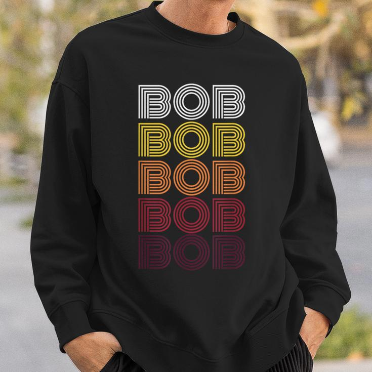 Bob First Name Vintage Bob Sweatshirt Gifts for Him