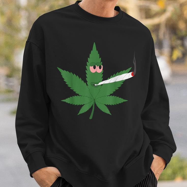 Cannabis Kiffer Leaf Joint Amsterdam Tourist Sweatshirt Geschenke für Ihn