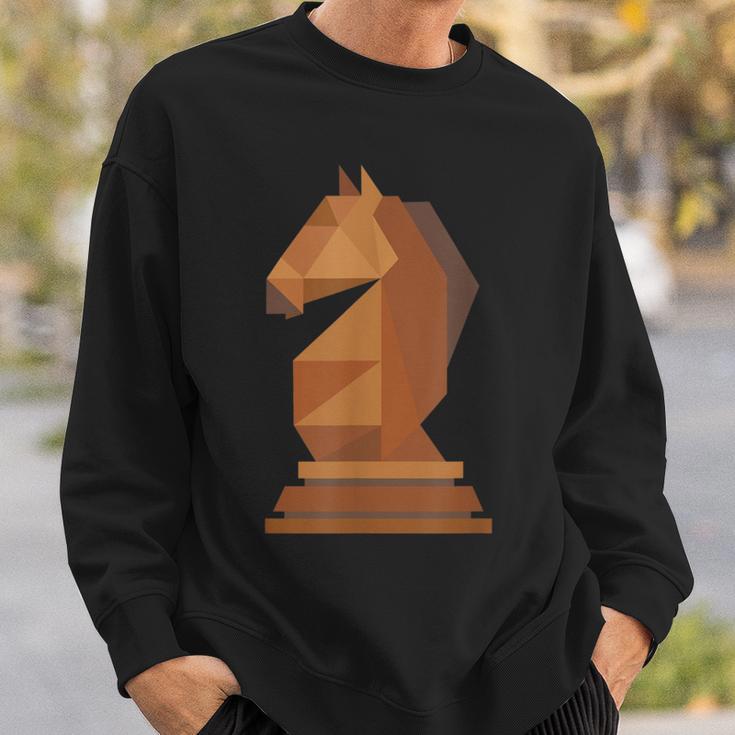 Chess Chess Player Springer Sweatshirt Geschenke für Ihn