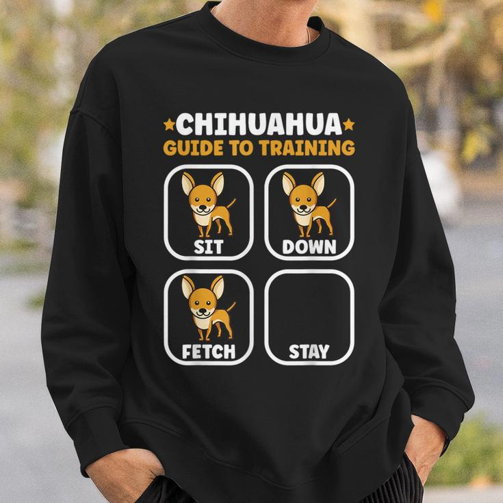 Chihuahua Guide To Training Dog Owner Chihuahua Sweatshirt Gifts for Him