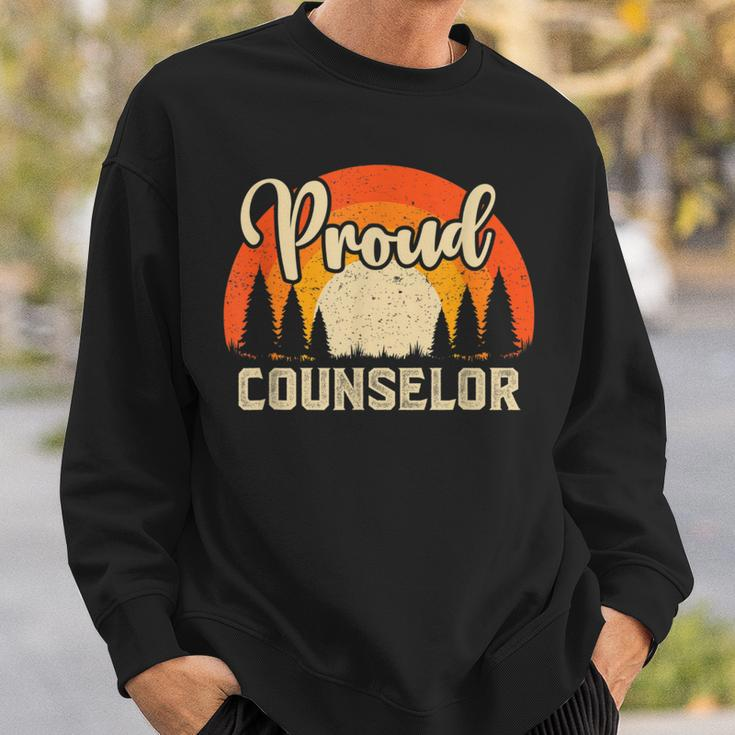 Counselor Superhero Vintage For Dad Sweatshirt Gifts for Him